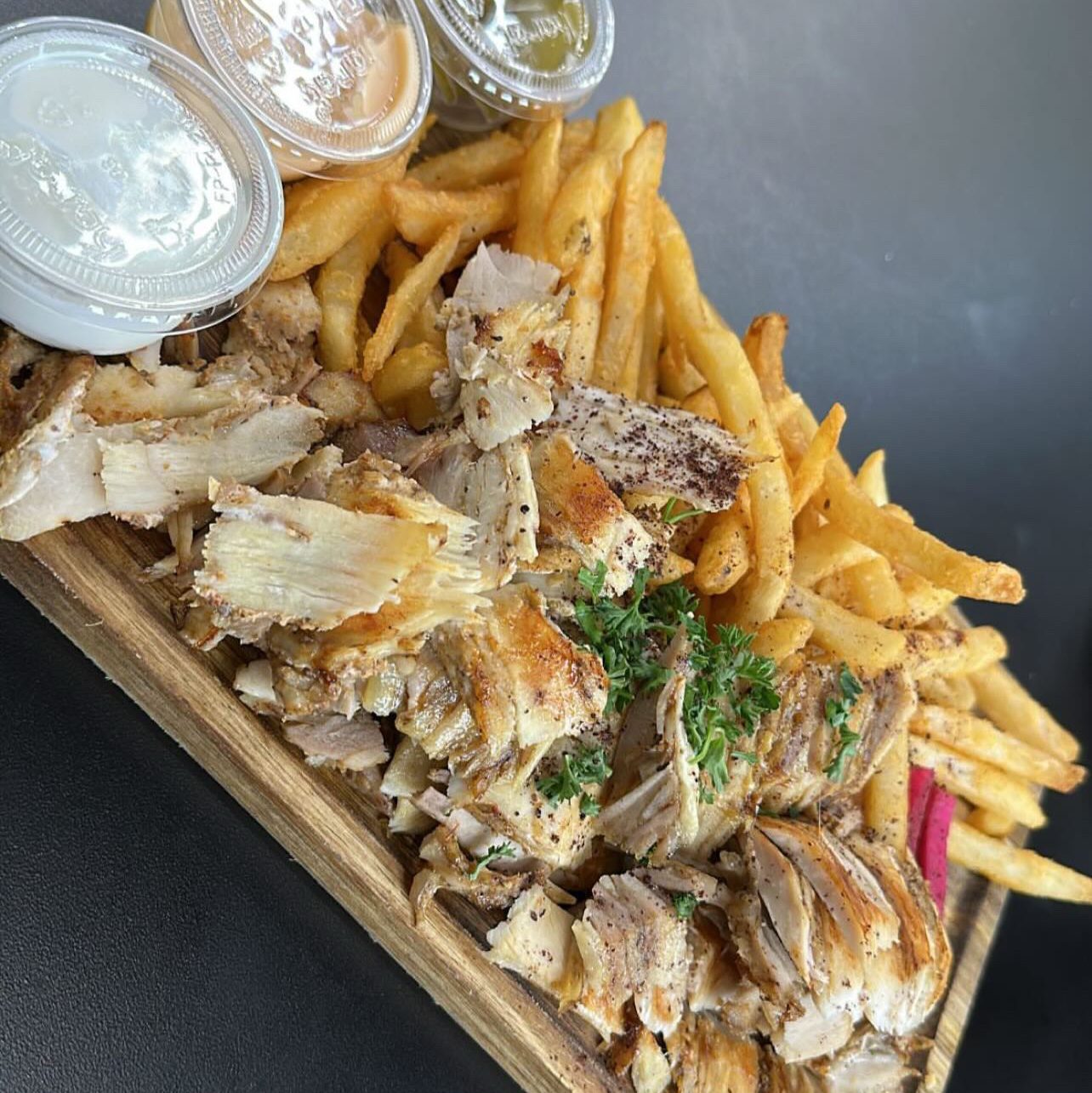 Chicken Shawarma Plate.