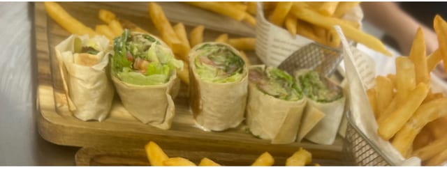 Falafel Sandwich Combo.