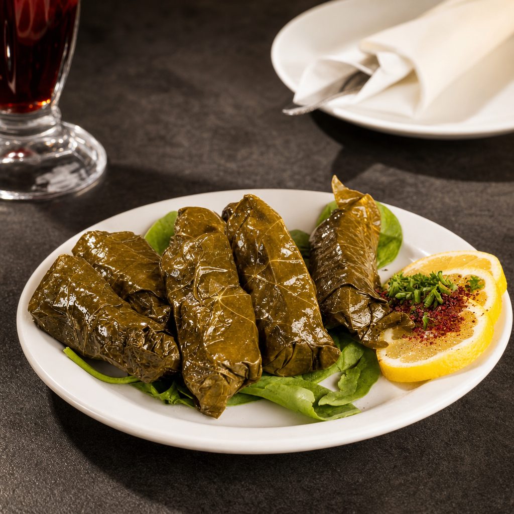 4 Pcs Grape Leaves.